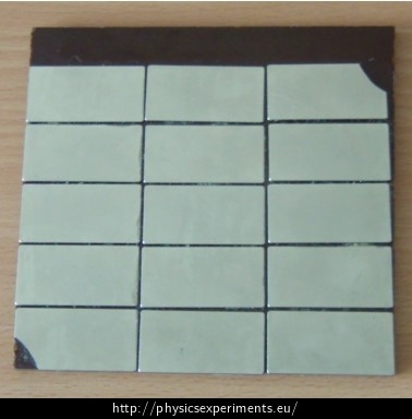 Fig. 1: Plate with magnets