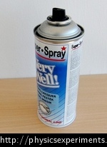 Fig. 1: Acrylic spray paint used in the sample experiment
